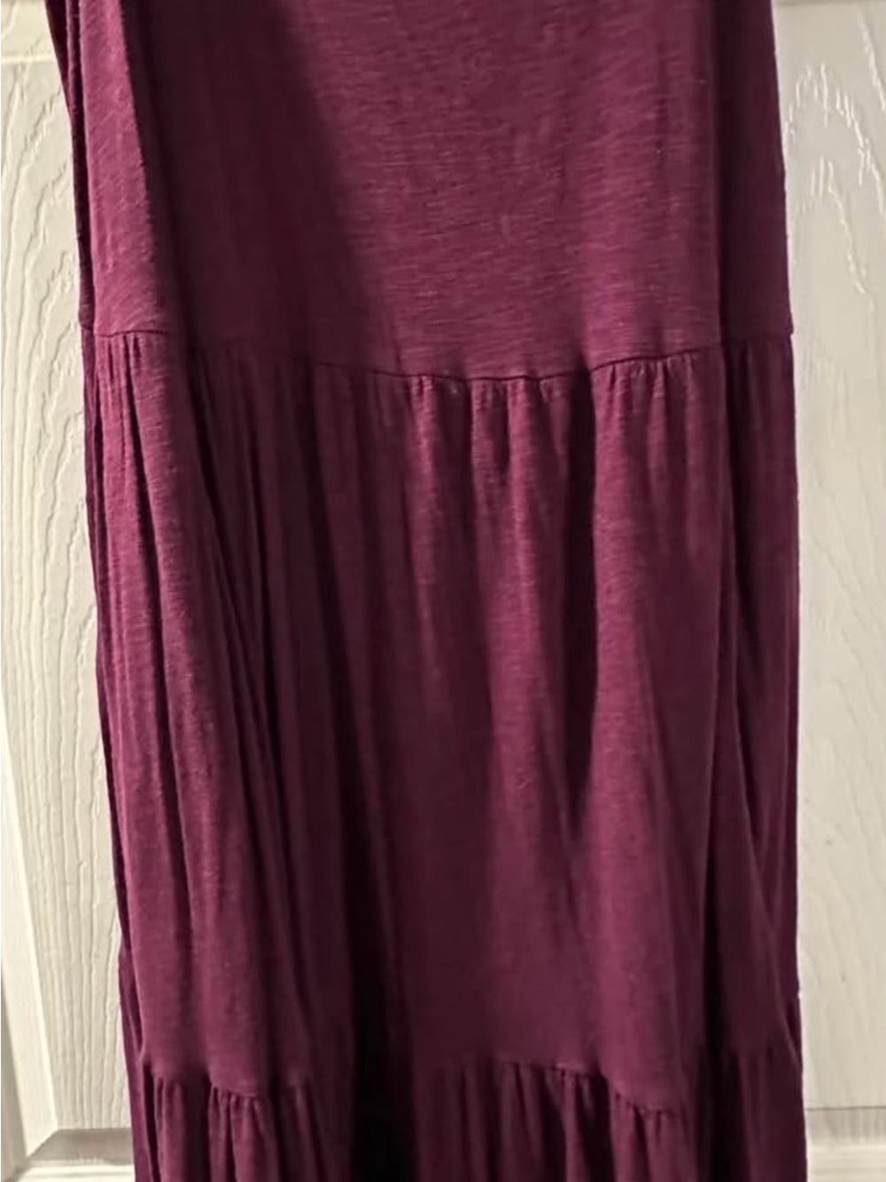 torrid EUC Plum Tiered Spaghetti-Strap Maxi Dress - Picture 3 of 5